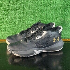Under Armour Black Grey Gold 3025616-003 Men’s Size 8